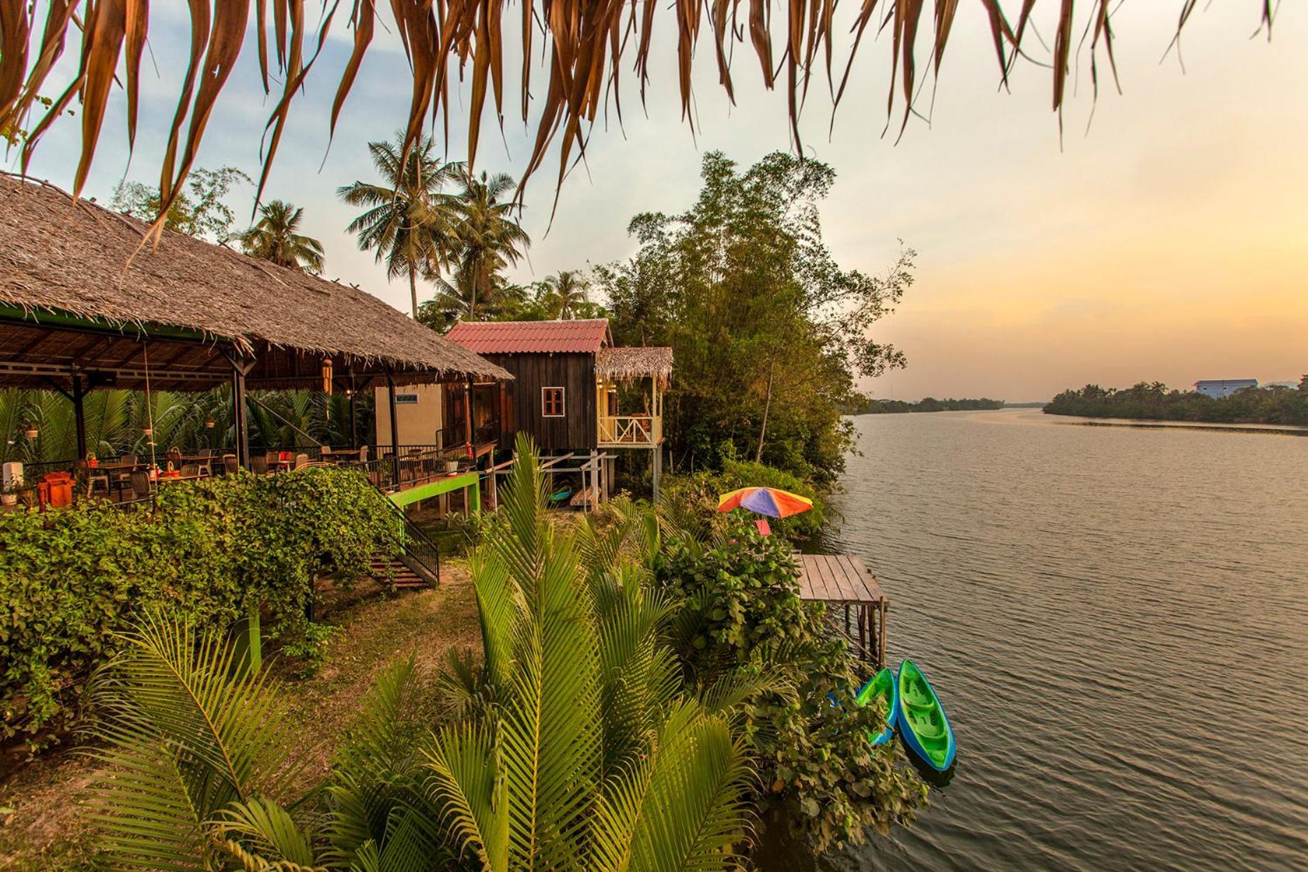 Green Mango Bungalows Кампот Екстер'єр фото
